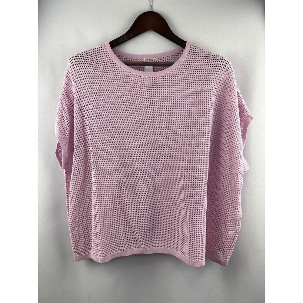 Women’s Wynne Layers XL Lilac Mesh Short Sleeve Shirt